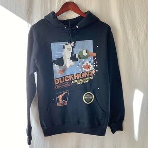 Retro duck hunt hoodie fits s-l
